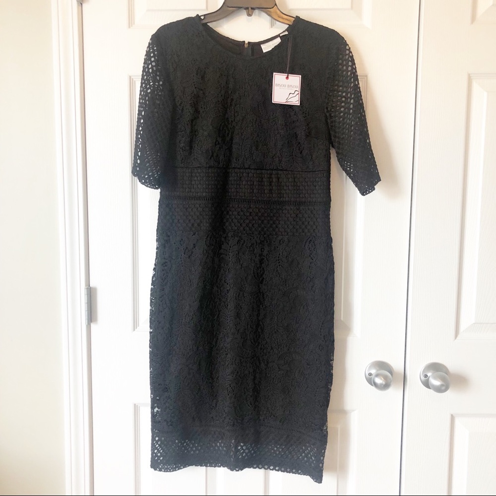 Black lace dress